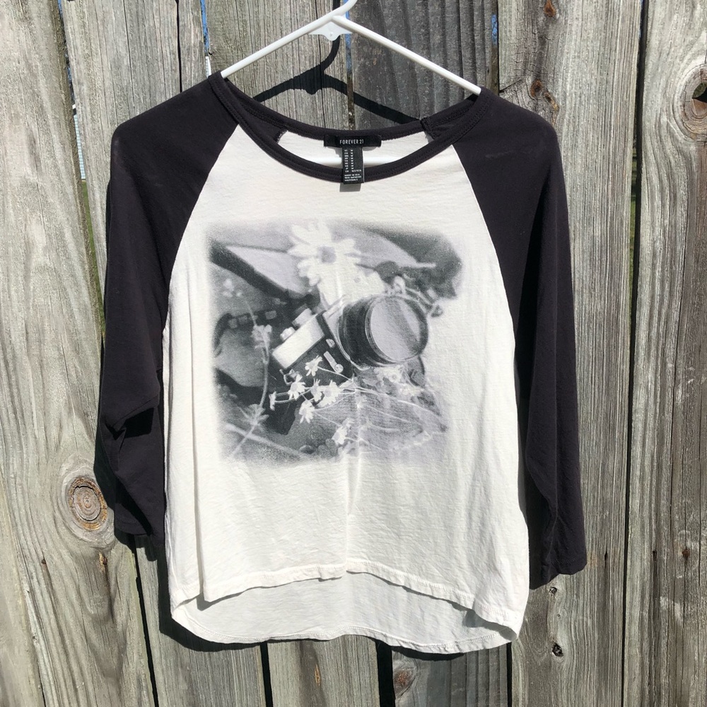 Forever 21 3/4 sleeve tee